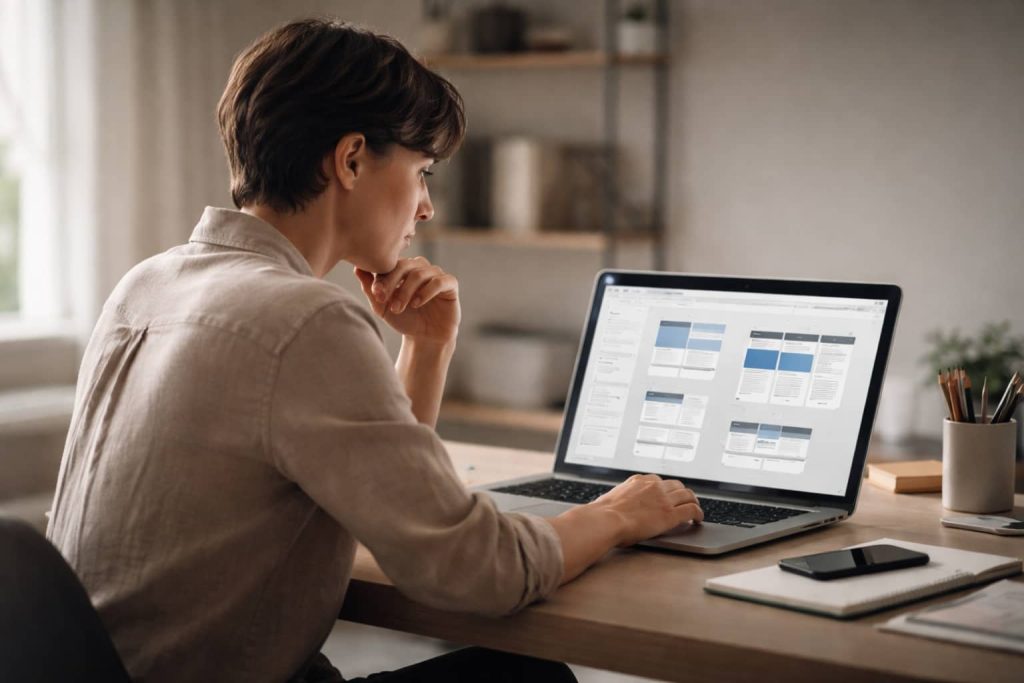 Analyse de la structure d’un site web par un indépendant pour améliorer la visibilité et la conversion.
